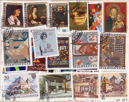 Liechtenstein 1961-1983 - 45 forskellige frimærker - Stemplet