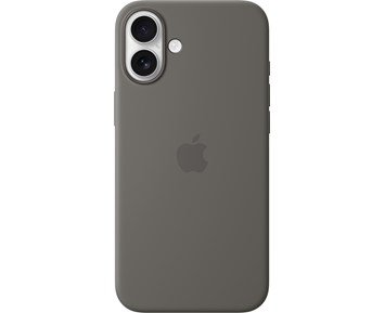 Apple iPhone 16 Plus Silicone Case with MagSafe - Stone Gray - Fyndvara - Silikonskal med MagSafe till iPhone 16 Plus