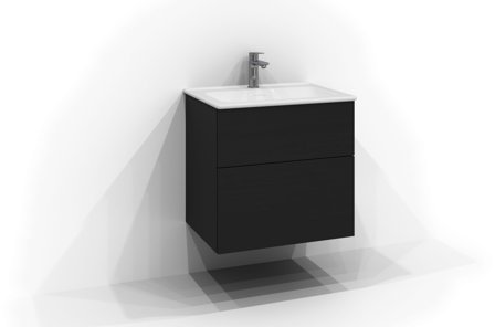 Svedbergs Poem Håndvaskskab Sort ask, Badeværelse