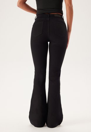 Bubbleroom - High Flare Superstretch Jeans - Kläder