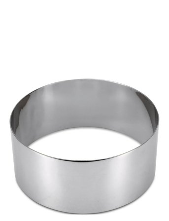 Städter Kagering Rund Ø 14 Cm / H 6 Cm Ikke Justerbar - Silver - Ø 14 CM