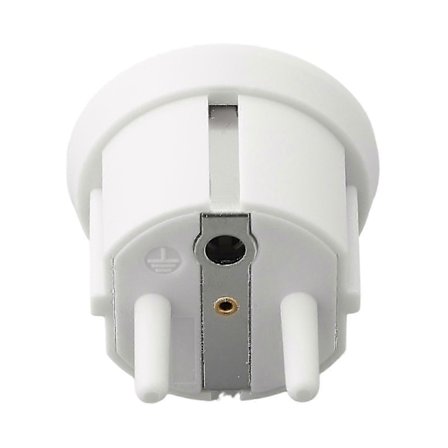 1 stk. jordingsplugg antistatisk plugg jordingskontakt EU-plugg