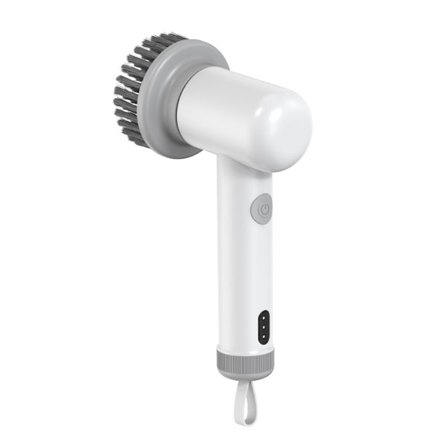 Elektrisk Spin Scrubber Ledningsfri Power Cleaning Brush med 3 børstehoveder, 2-hastigheder Power Spin Scrubber Genopladelig, Multifunktionel Spin 