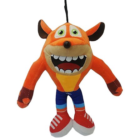 Crash Bandicoot plyslegetøj gave kreativt holdbart plyslegetøj til børn drenge og piger 7 tommer