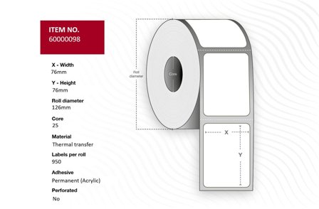 Capture Label 76x76 - Core 25.