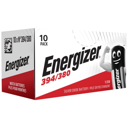 Energizer Silveroxid Batteri 394-380, 1,55 V, Elfordeling & strømforsyning