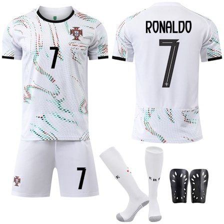25-26 Portugal jalkapallosetti nro 7 Ronaldo treenipaita nro 7 vieraspaita - Täydellinen