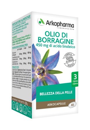 Arkopharma Olio Di Borragine 60 Capsule