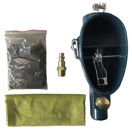 Pneumatisk tennpluggrenser Sandblåser Rengjøringsverktøy med rengjøringsmiddel