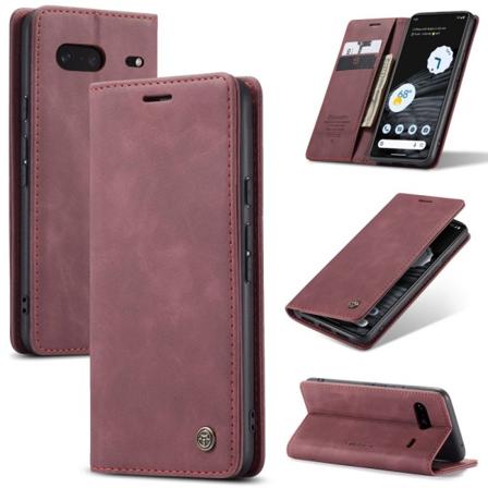 CaseMe Slim Lompakkokotelo Google Pixel 7 Punainen