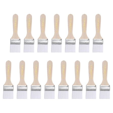 15 stk. malerkost, flat veggmalerkost med håndtak, 1,5 tommer