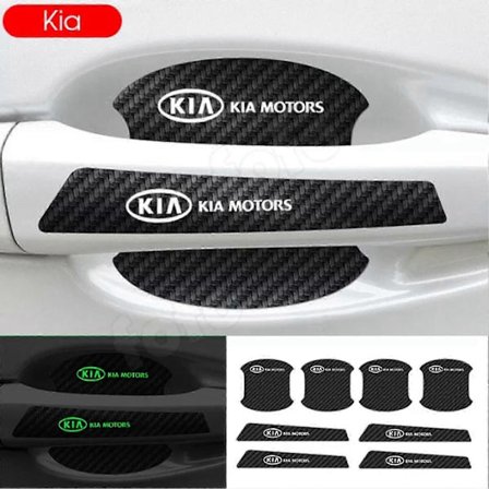 8 stk Lysende Mærkater til Bildørhåndtag Høj Elastisk Skål Mærkat Egnet Kompatibel med Mitsubishi-Perfet 1 5-max