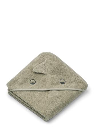 Albert Hooded Towel Home Bath Time Towels & Cloths Towels Grön Liewood