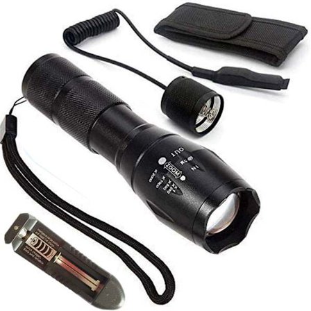 850nm IR Lommelykt Infrarød Zoombar Nattkamera