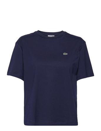 Tee-Shirt&Turtle Ne T-shirts & Tops Short-sleeved Tummansiniset Lacoste