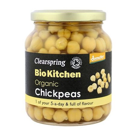 Clearspring Kikærter Biodynamisk Ø 360 g, Helse & Madvarer, Pasta, Ris & Bælgfrugter, Kikærter