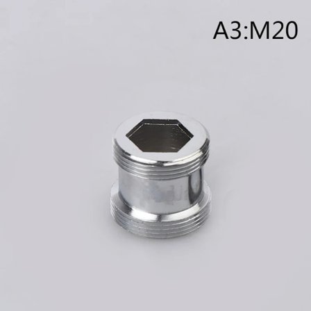 Köksblandare Adapter M16 M18 M20 M21 M22 M24 Gänga Överföring Gänga Mässingskontakt Badrum Blandare Pip Tillbehör