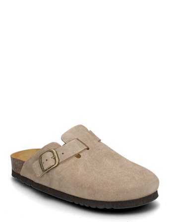 Scholl Sl Fae Suede Dark Beige - Brown - 37