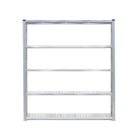 Flexibel lagerhylla - H2500xB1875xD800mm - Galvaniserad stålplåt