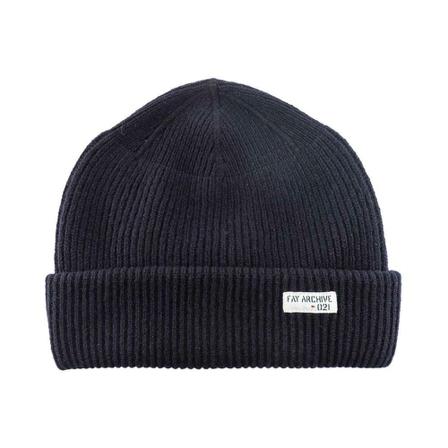 Fay Beanies , Blauw , Heren , Maat: ONE Size Hoeden