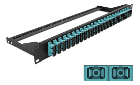 Delock koblingspanel - 1U - 19"