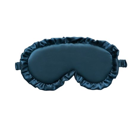 Ruffle Lace Soft Blackout -silmäside säädettävällä hihnalla Sleeping Eye Eye Mask -naamio