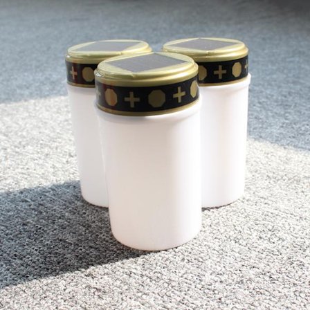 Gravlys LED / Lys - Lys til graver 1200 timer - Velg antall!