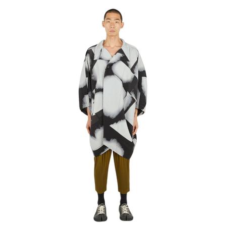 Issey Miyake Kappa svart, Herr Rockar, Herr, Storlek: S