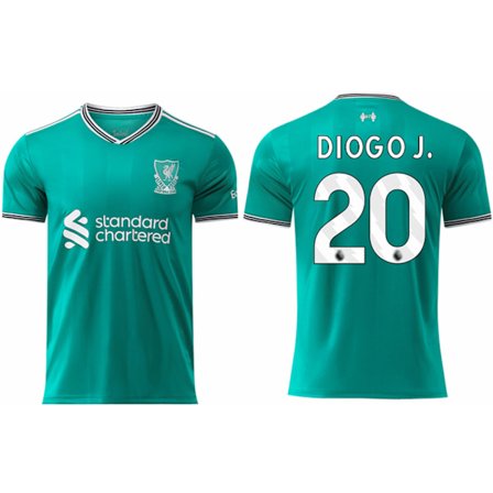 25-26 Liverpool Football Club Bortatröja NO.20 DIOGO J. Träningsuniform Fotbolls T-shirt S-2XL