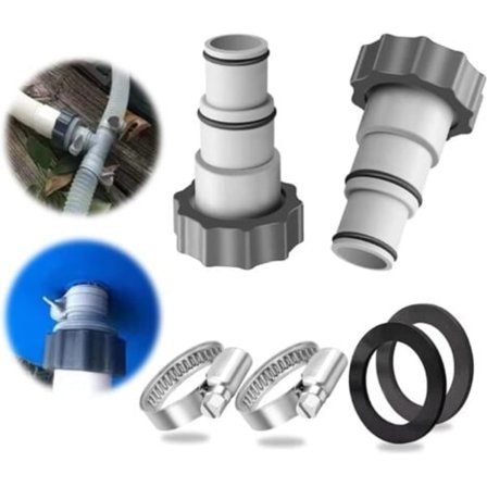 2 st Adapter Poolslang, Adapter för Intex Pool, Adapter Slang Annan pooltillbehör,Adapter Slang pooltillbehör,Ø