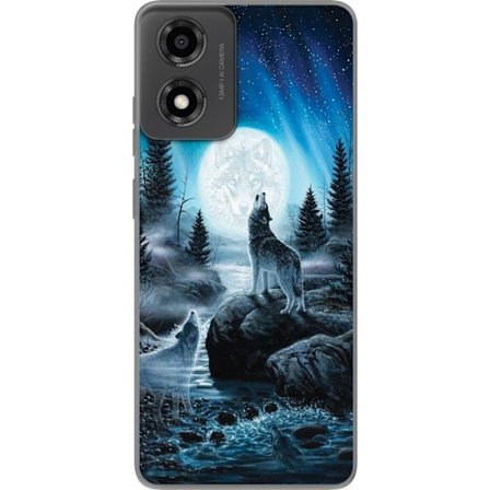 Kompatibelt Mobilskal till Motorola Motorola Moto E14 Varjar på natten