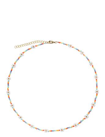 Daisy Necklace Accessories Jewellery Necklaces Dainty Necklaces Multi/mönstrad Sui Ava