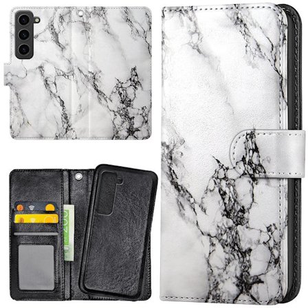 Samsung Galaxy S23 - Plånboksfodral/Skal Marmor