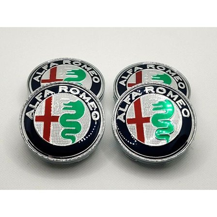 Alfa Romeo Alloy Wheel Centre Hub Caps Gloss Oem Colour 60mm Giulietta Giulia