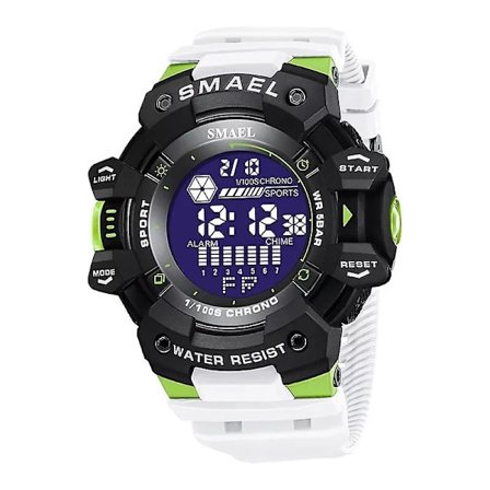 2023 Miesten Kellot Luksus Miesten Sotilaskello Smael 8050 Vedenpitävä Iso Kellotaulu Muoti Led Taustavalo Urheilu Digitaalinen Kello Miehille