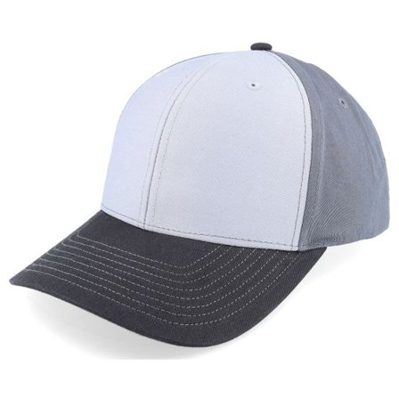 Richardson - Grå adjustable Keps - 312 Tri Grey/Charcoal/Black Adjustable @ Hatstore