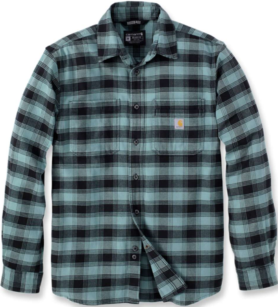Carhartt Workwear Carhartt M's Flannel L/S Plaid Shirt Sea Pine