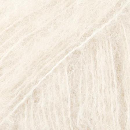 Drops Garn Brushed-Alpakka-Silk Offwhite 01, 25g