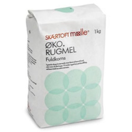 Skærtoft mølle Rugmel fuldkorn Ø 1 kg, Helse & Madvarer, Mel, Rugmel