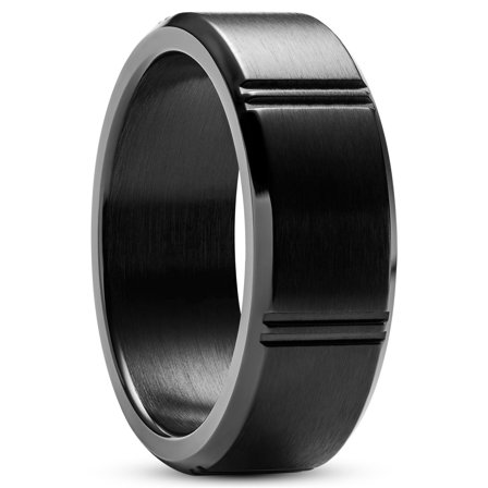 Aesop Brock Black Titaniumring til mænd - Titanium Ringe