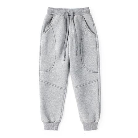 Pojkar Dragsko Polar Fleece Enfärgad Träningsbyxa Med Raka Ben