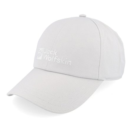 Jack Wolfskin - Grau unconstructed Cap - Baseball Cap Silver Grey Dat Cap / Unstructured @ Hatstore