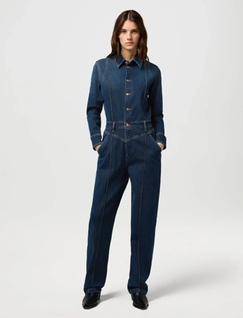 Wrangler Western Coverall - Blue - XXS