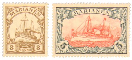 Marianerne - MICHEL 20-21 - Postfrisk