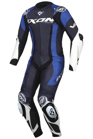 Motocyklová Kožená Kombinéza Ixon Vortex 3 Modrá/Bílá XL