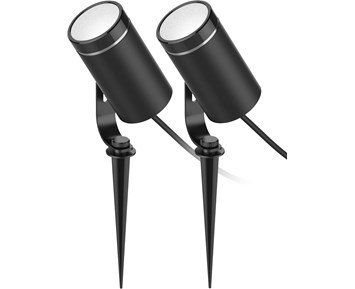 Deltaco Smart garden lights - Fyndvara - 2-pack smarta lampor med RGB-färger för din trädgård