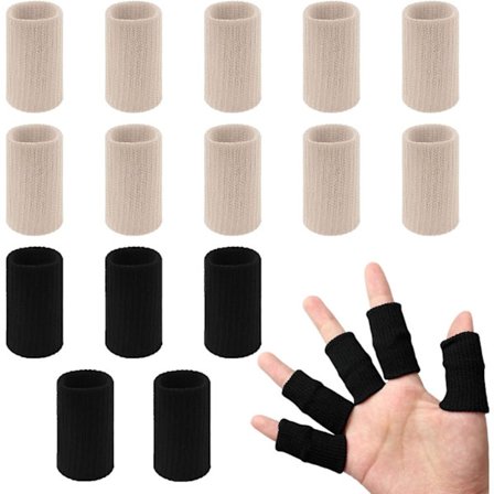 20 st Fingerhylsor Skydd, Sport Fingerstagar Tummeortoser