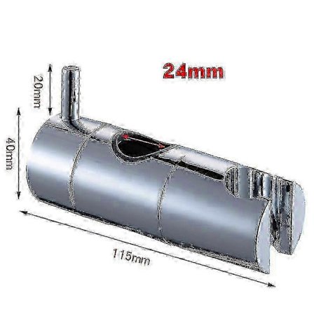 Veggdusjhodeholder for utskiftbart hånddusjtillegg