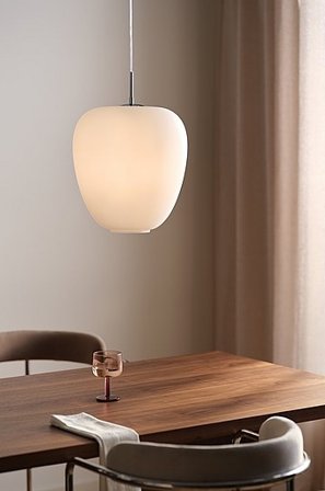 Jotex - Loftlampe Mælkehvid/krom - ARTUT - Køb Loftlamper hos Jotex