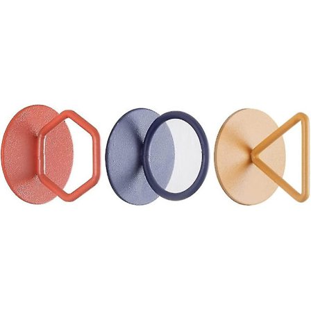 Selvklebende kroker i rustfritt stål, veggkrok for kleshengere